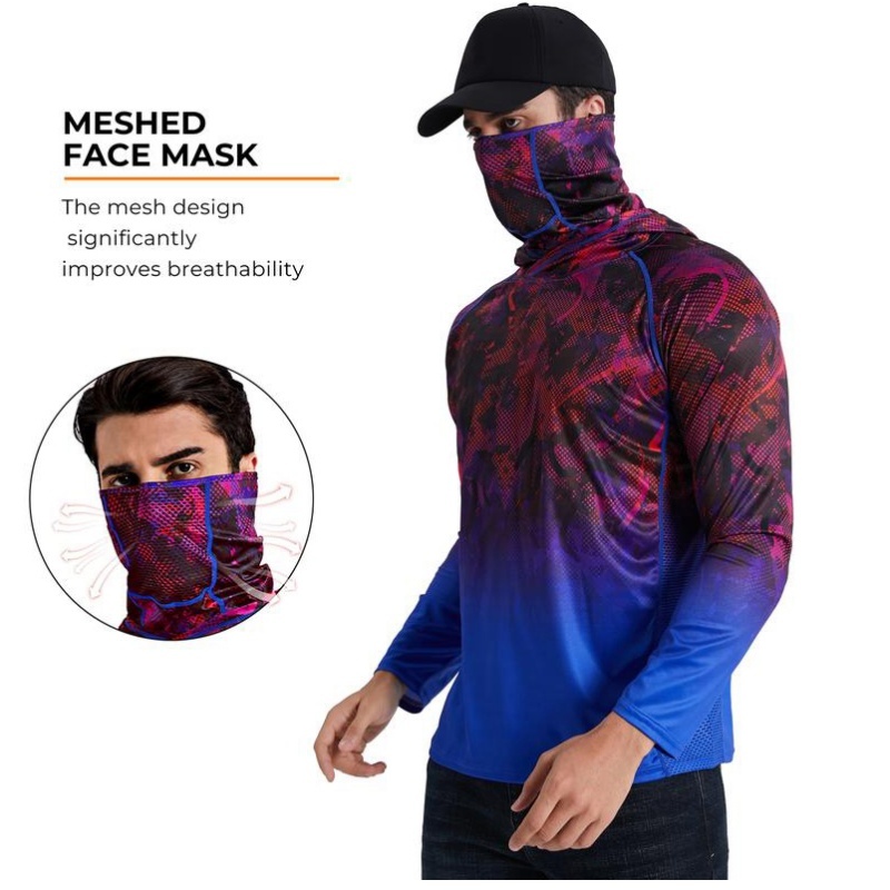 UPF 50+ Sun UV Protection Hoodie Shirts