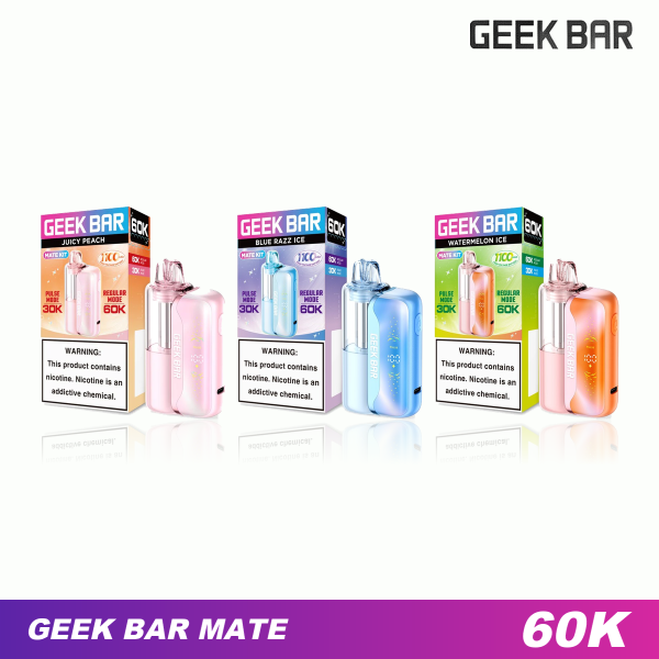 Geek Bar Mate 60K Disposable Vape Kit 5% (60000 Puffs)