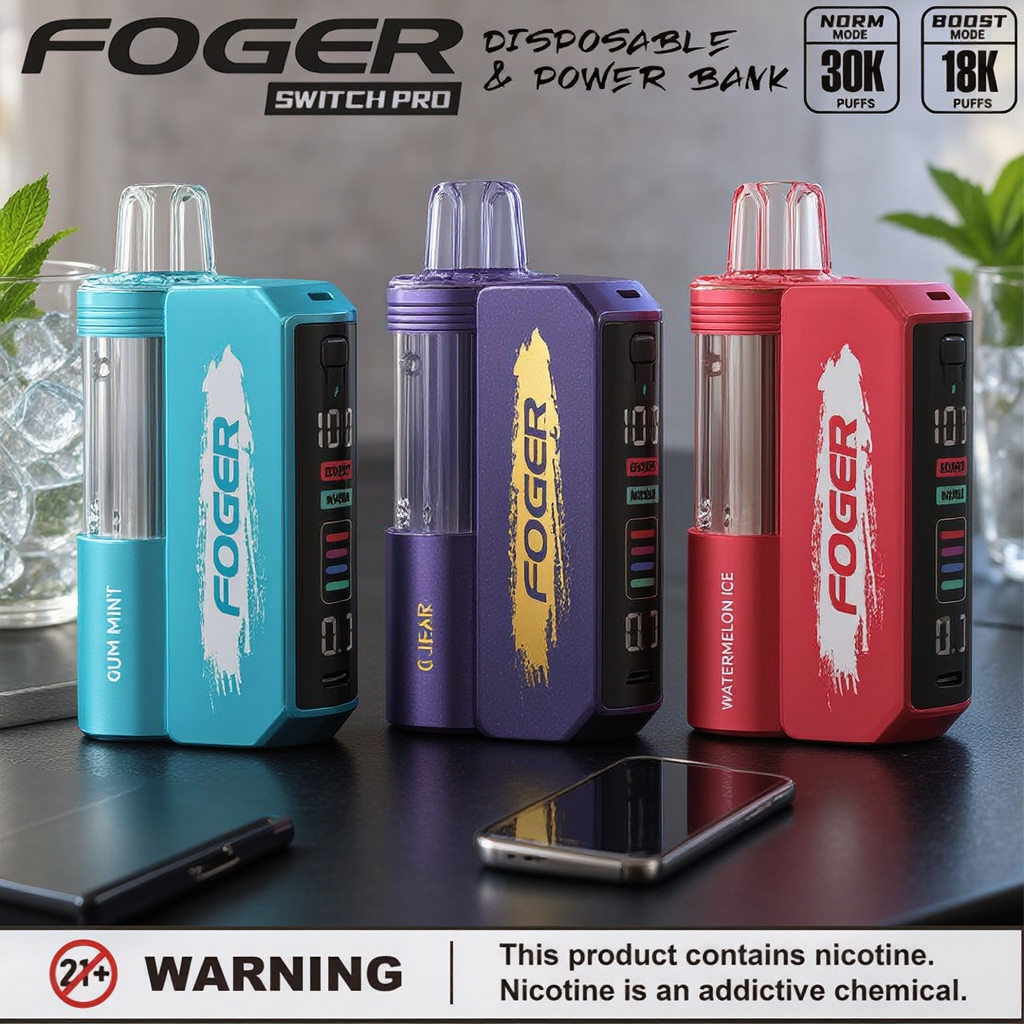 Foger Switch Pro 30K KIT Disposable Vape 5% - image 4