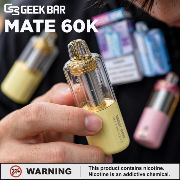 Geek Bar Mate 60K Disposable Vape Kit 5% (60000 Puffs) - image 1