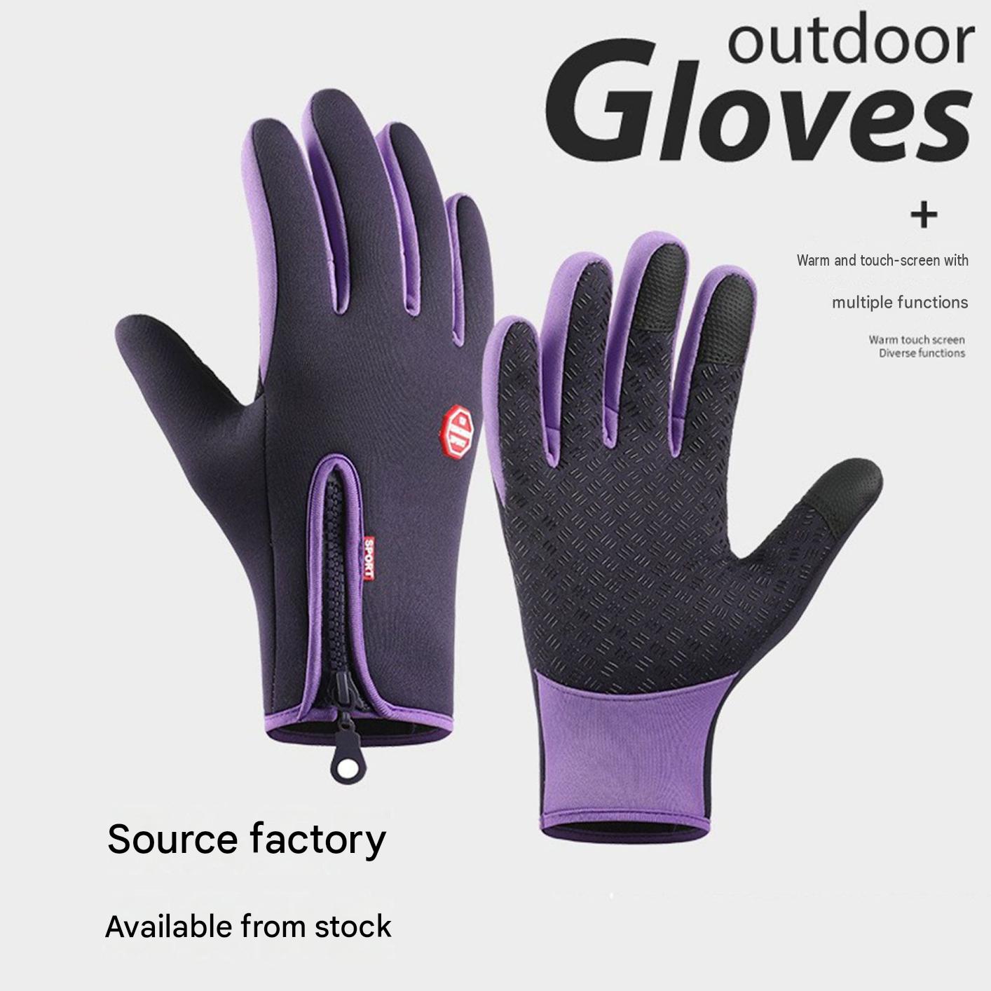 Men's and Women's Warm Outdoor Gloves