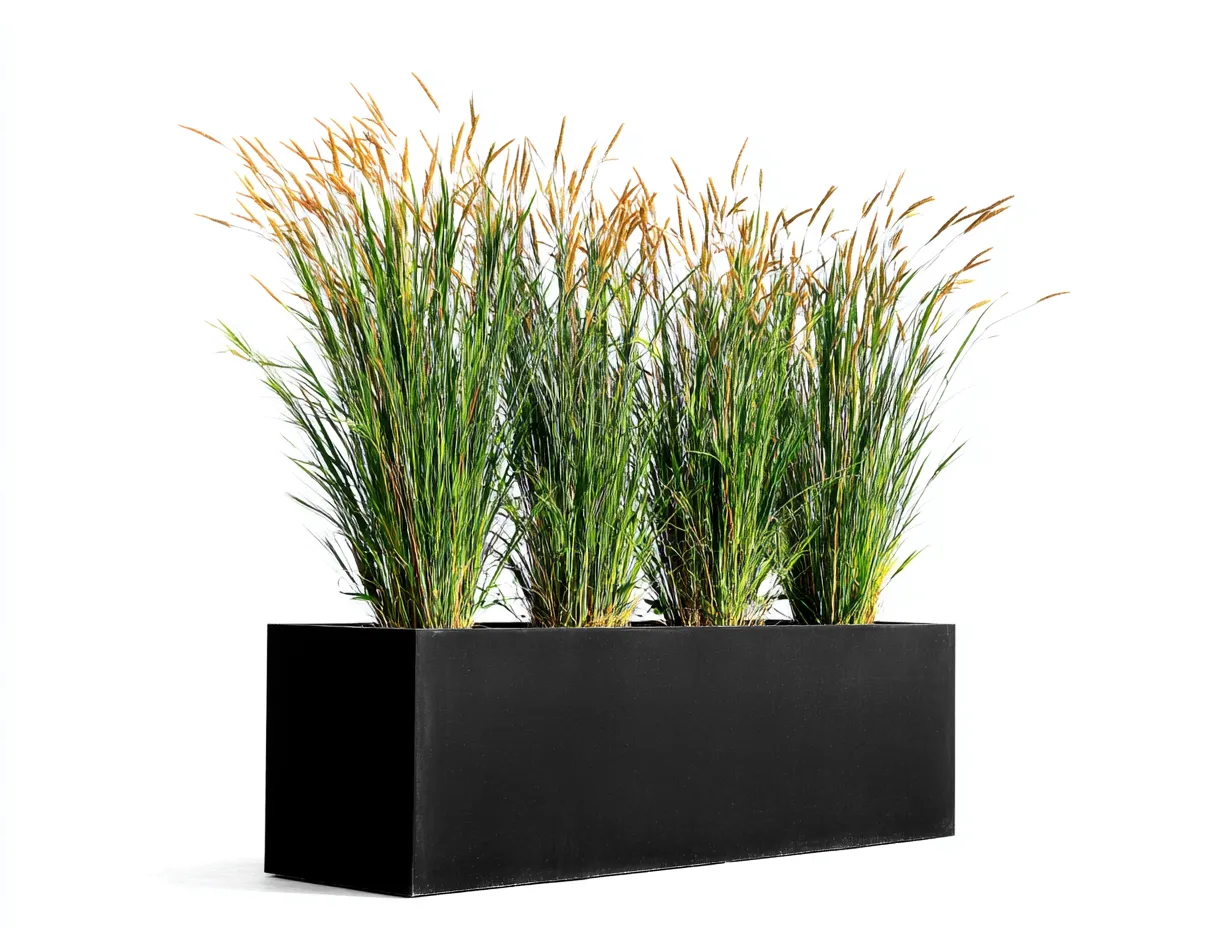 Pot à fleurs 100×30×40 cm - noir - jardinière rectangulaire pour terrasse-Dosolvaroom