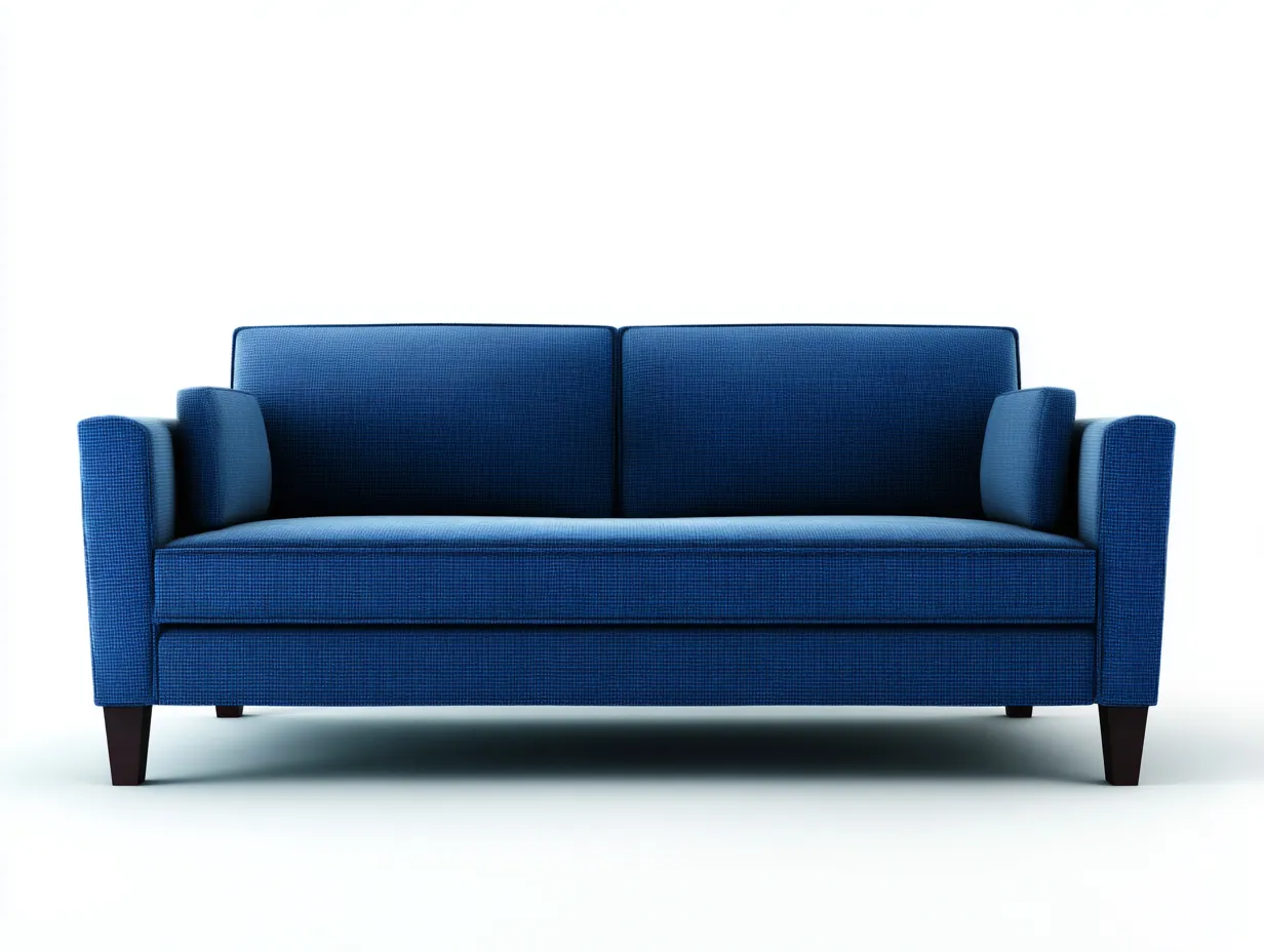 Canapé 2 places en tissu 185×90×82 cm - vert - salon style contemporain arrondi-Dosolvaroom