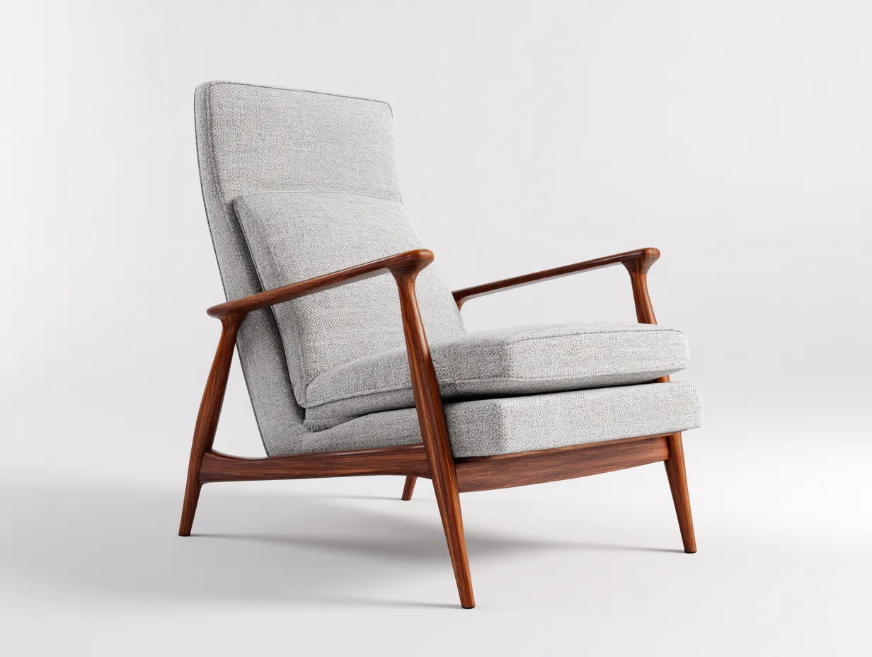Fauteuil inclinable 82×88×102 cm – cuir marron – confort salon classique-Saronohaus