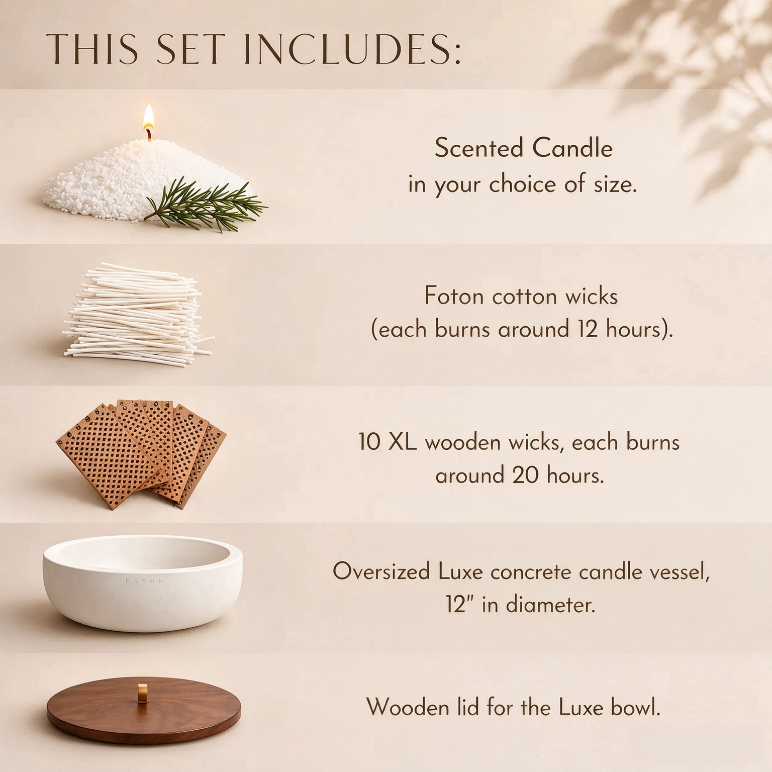 Oversized Scented Candle Set | Premium Aroma Candles, Indoor & Outdoor Use, Decorative Long Burn Candle Gift Set