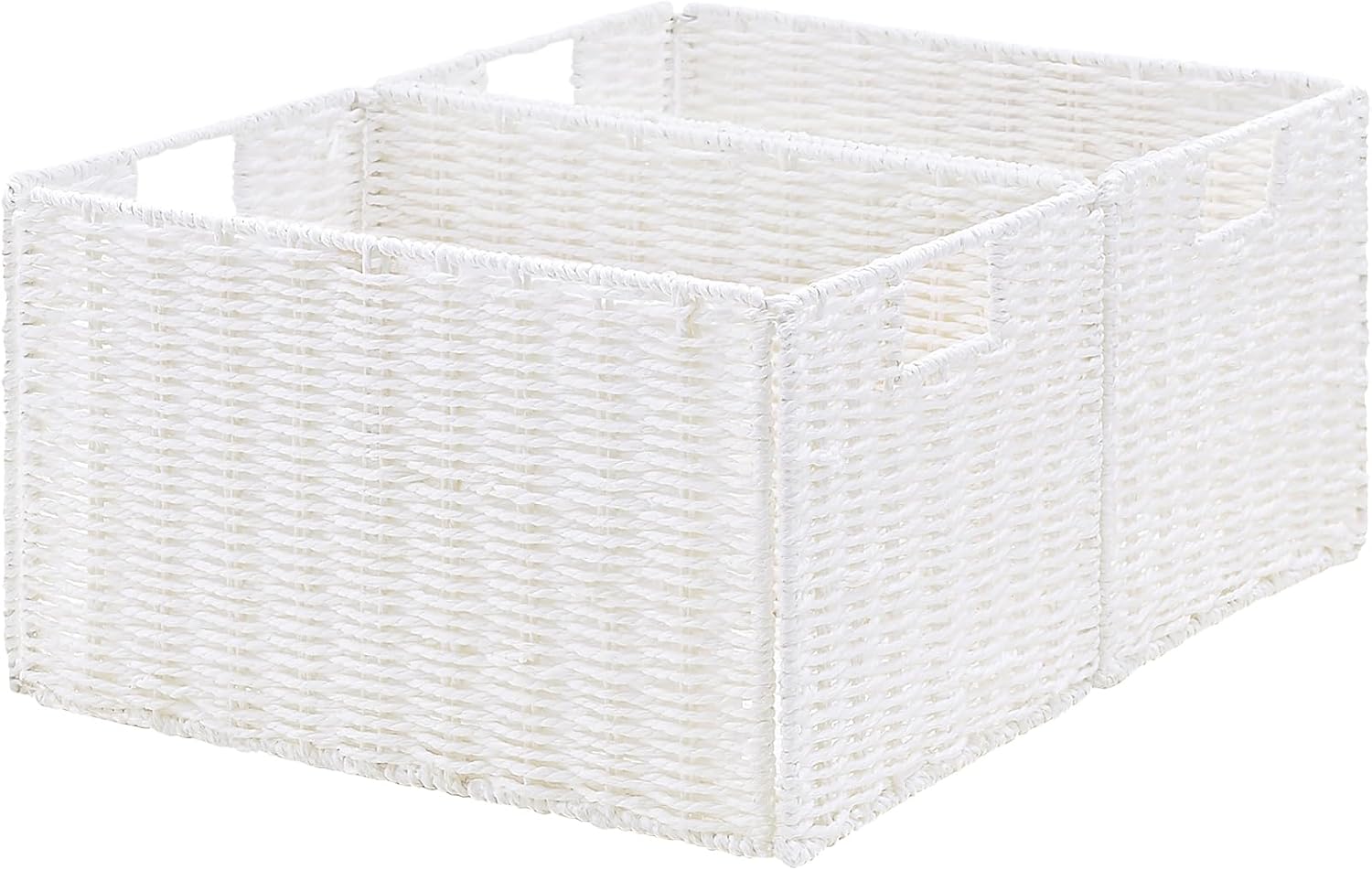 Small Storage Baskets for Organizing Toilet Paper Basket, Foldable Large Cube Storage Organizer Bins for Shelves