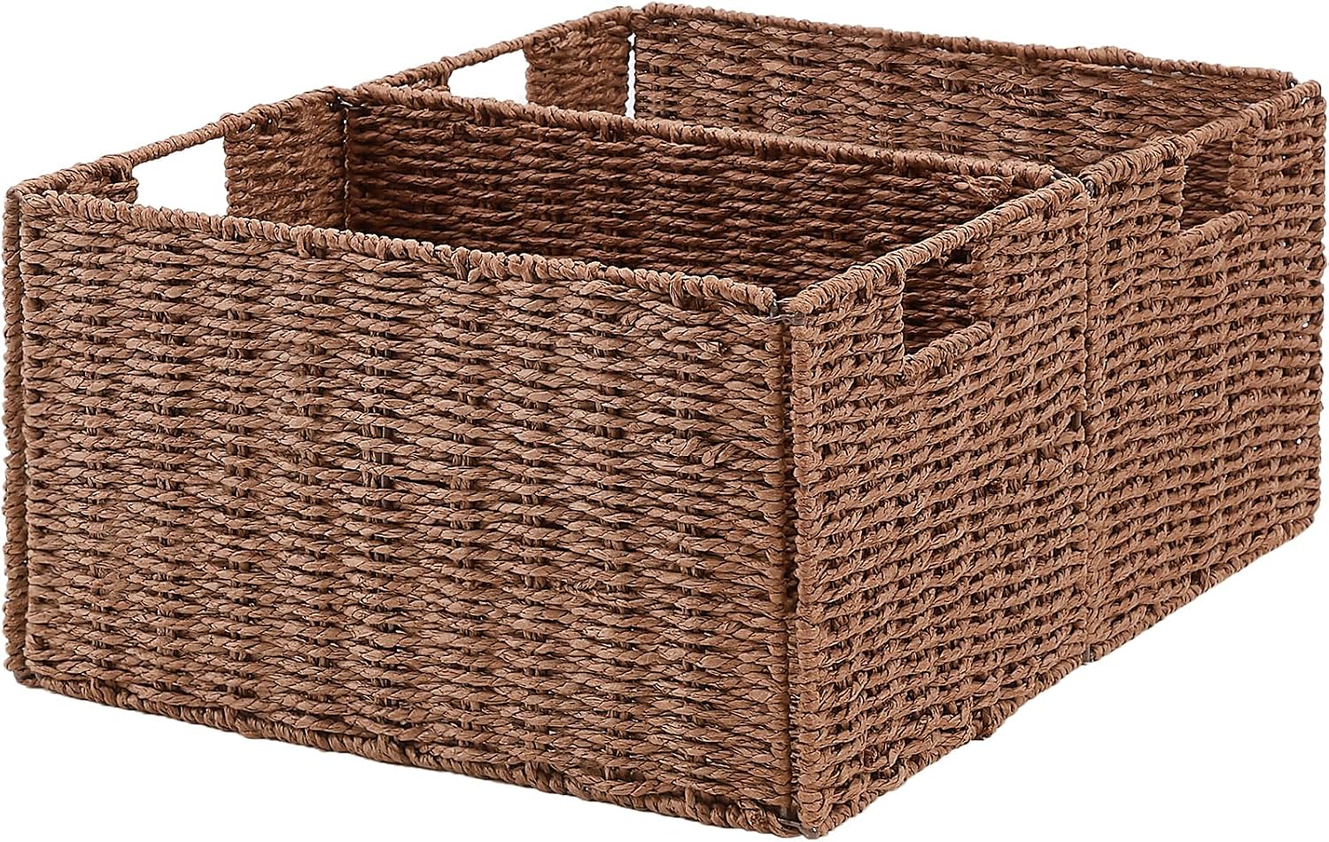 Small Storage Baskets for Organizing Toilet Paper Basket, Foldable Large Cube Storage Organizer Bins for Shelves