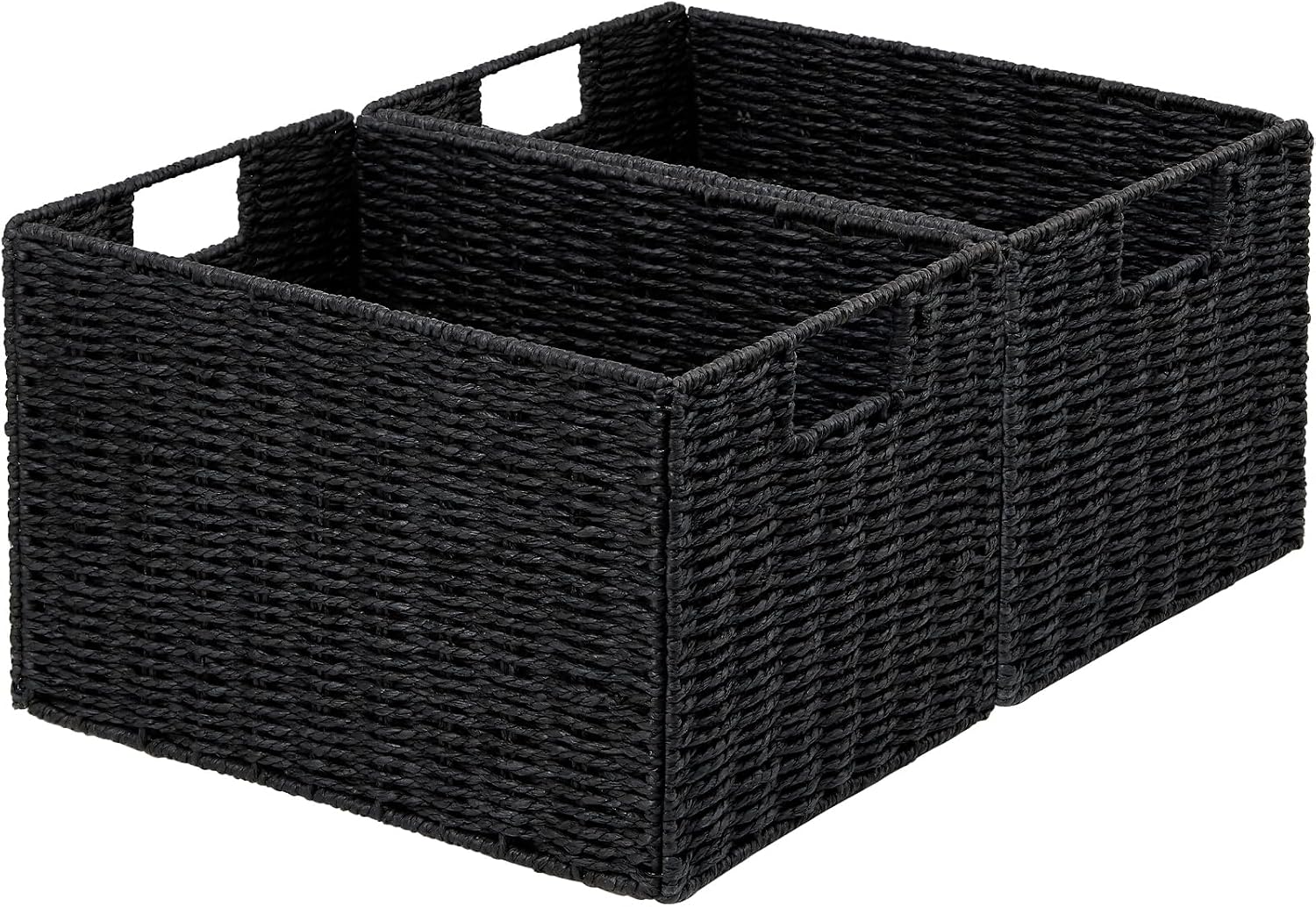 Small Storage Baskets for Organizing Toilet Paper Basket, Foldable Large Cube Storage Organizer Bins for Shelves