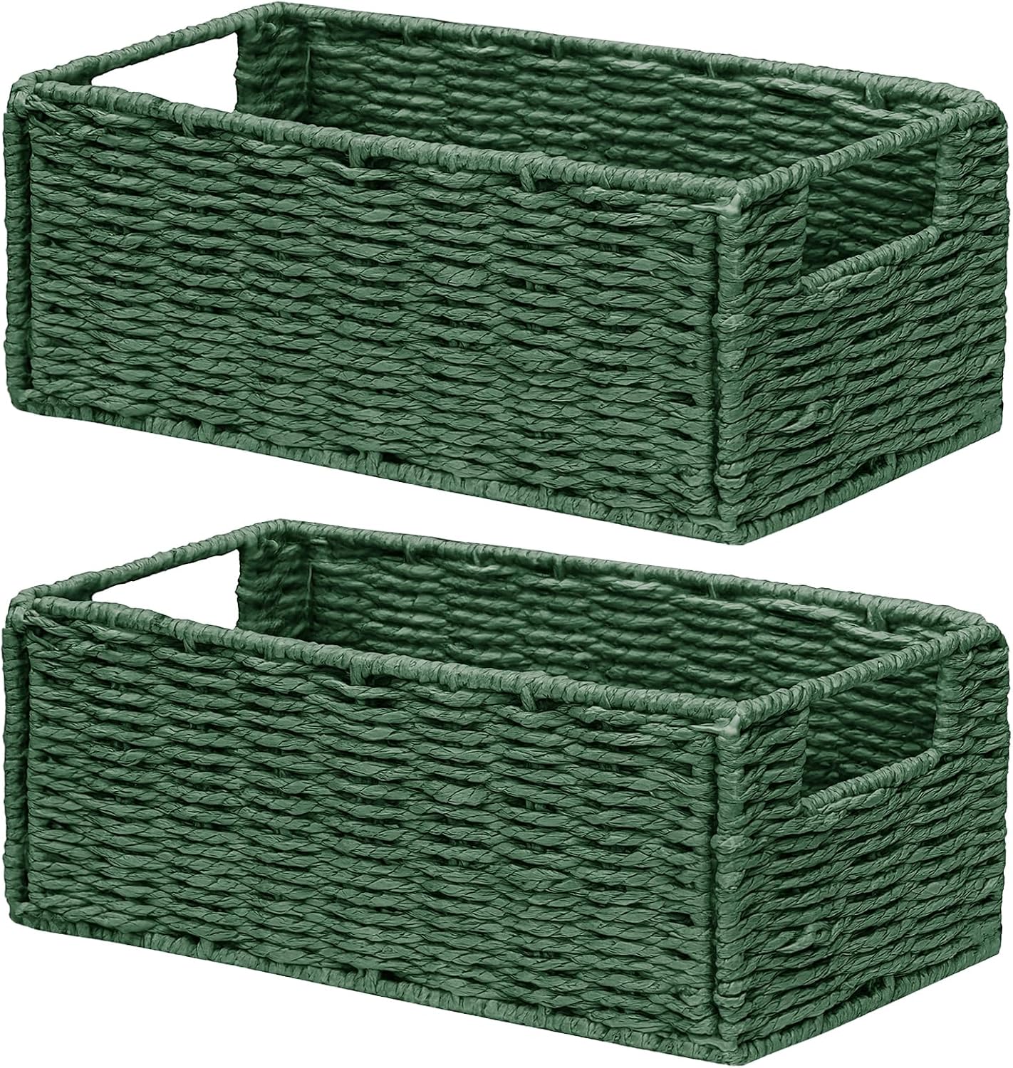 Small Storage Baskets for Organizing Toilet Paper Basket, Foldable Large Cube Storage Organizer Bins for Shelves