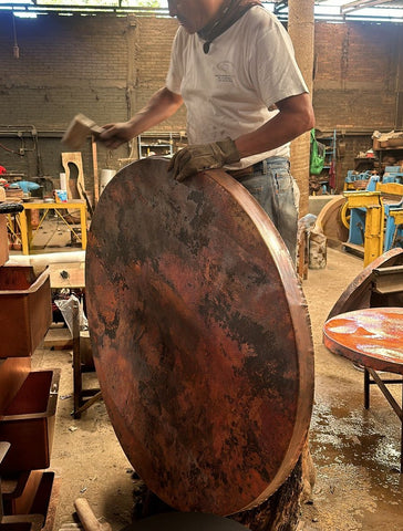 copper_table_top_workshop_view_hammering