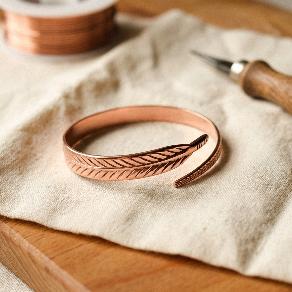 Vera gyökér réz karkötője-Vera's Jewelry