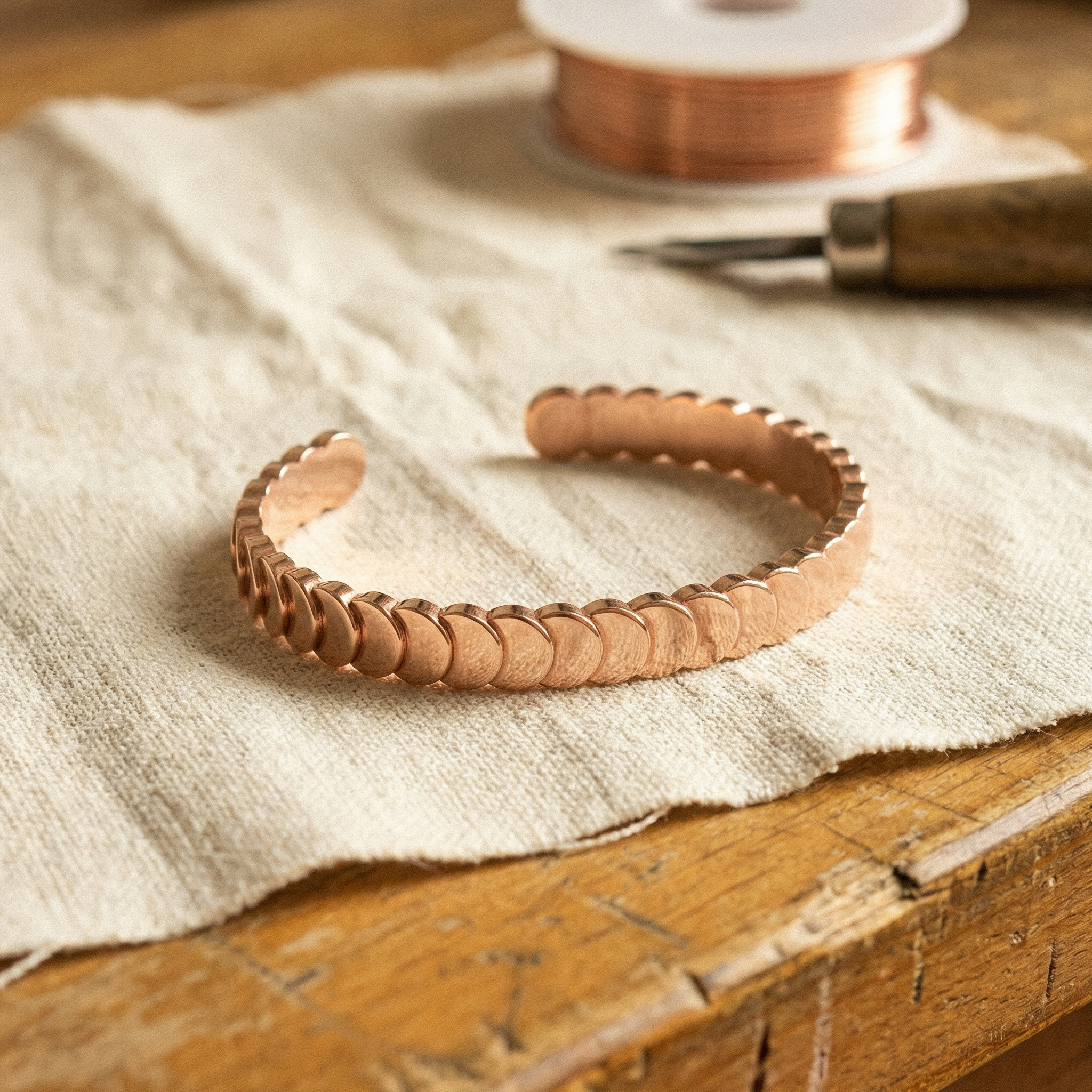 Vera Tide réz karkötője-Vera's Jewelry