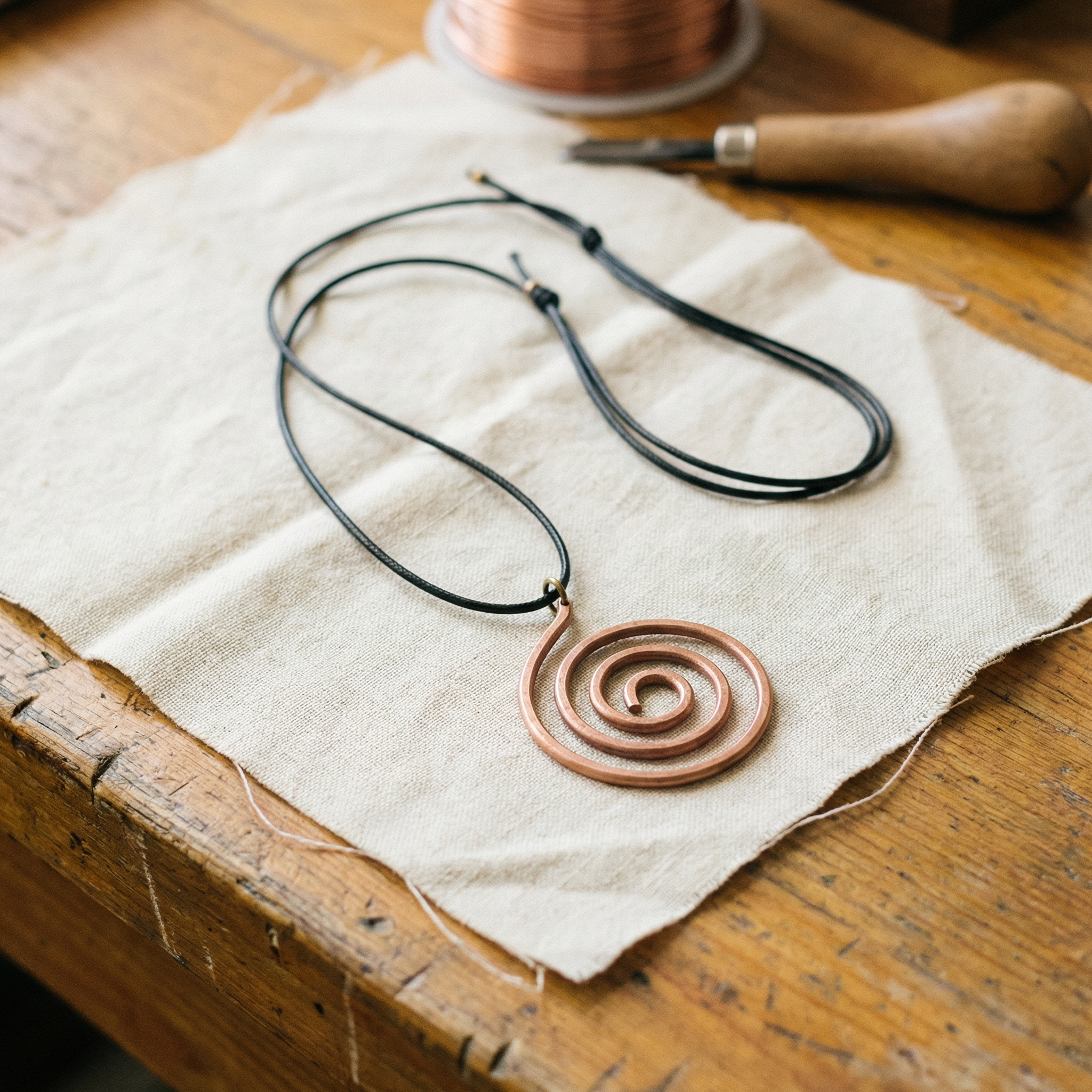 Vera Mesa réz nyaklánca-Vera's Jewelry