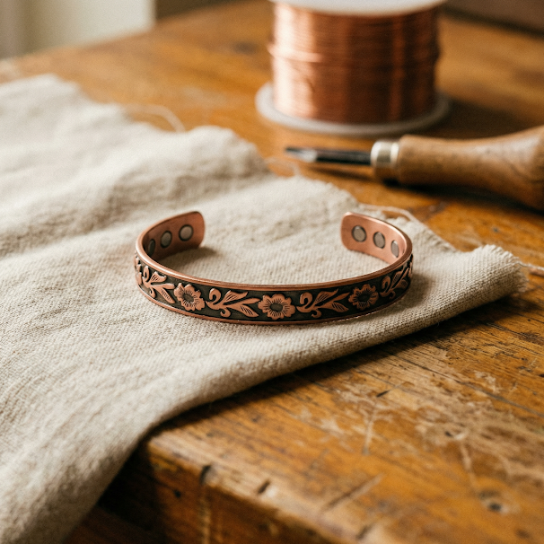Vera szőlőből készült réz karkötője-Vera's Jewelry