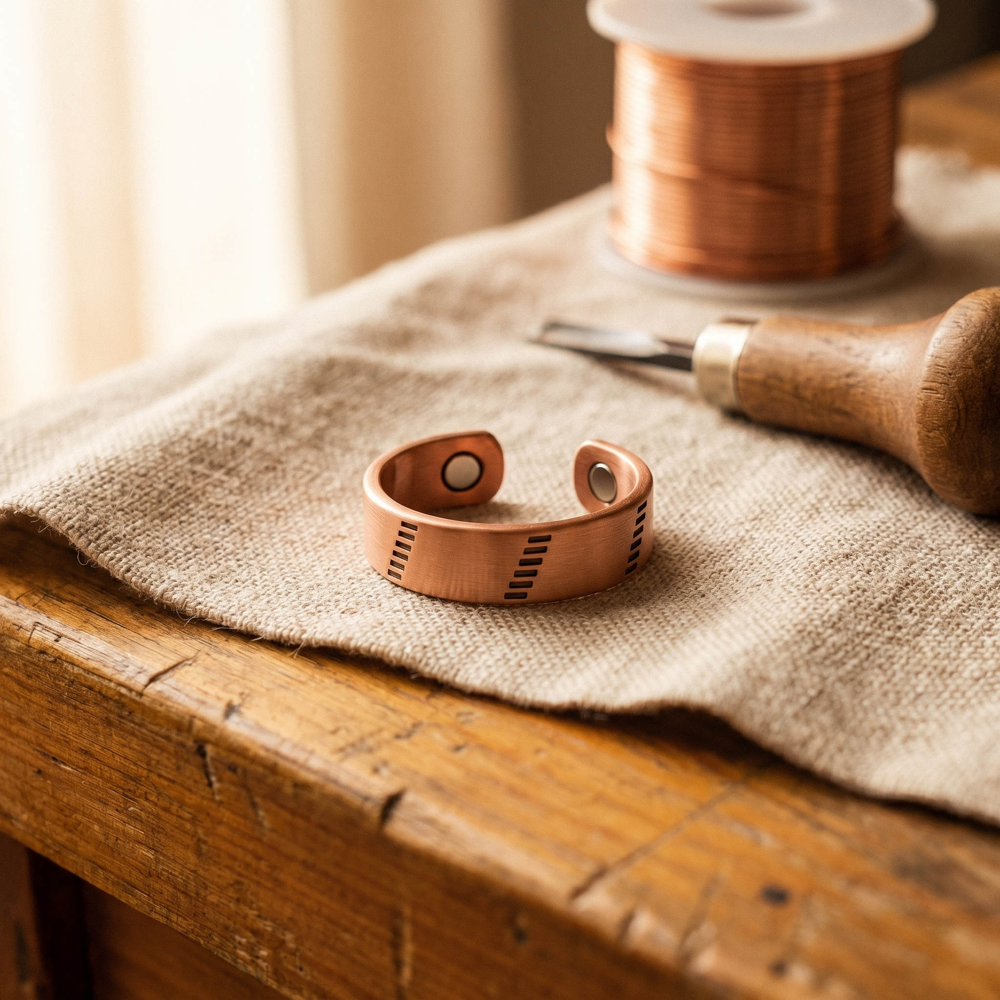 Vera kandalló rézgyűrűje-Vera's Jewelry