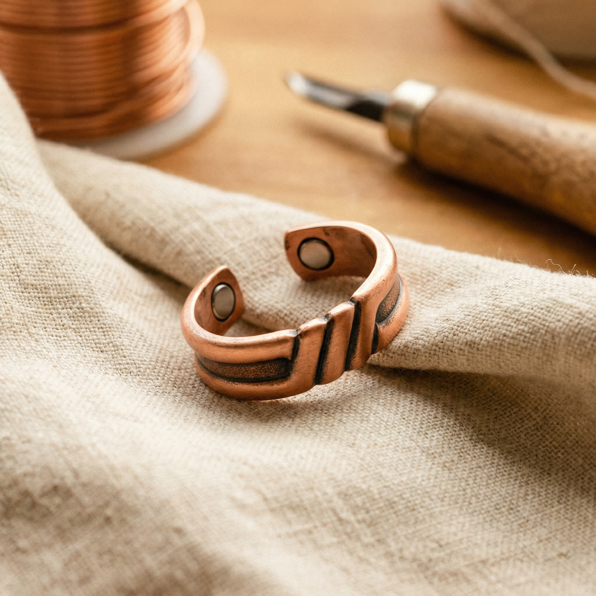 Vera tőzeges rézgyűrűje-Vera's Jewelry