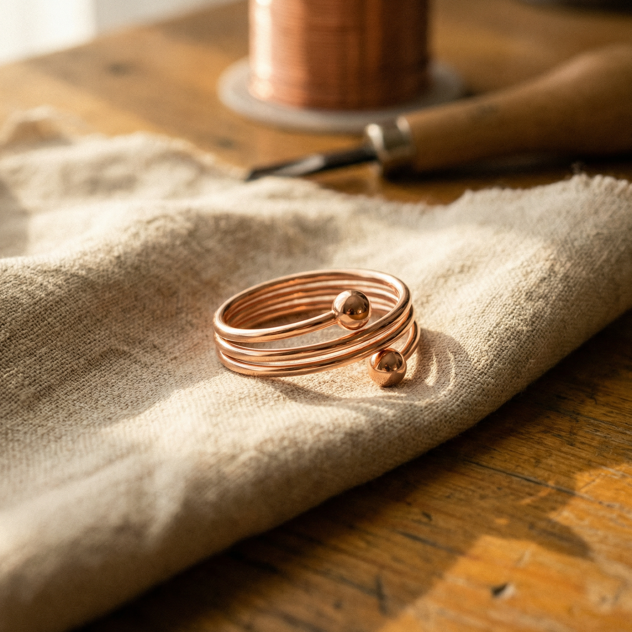 Vera iszapos rézgyűrűje-Vera's Jewelry