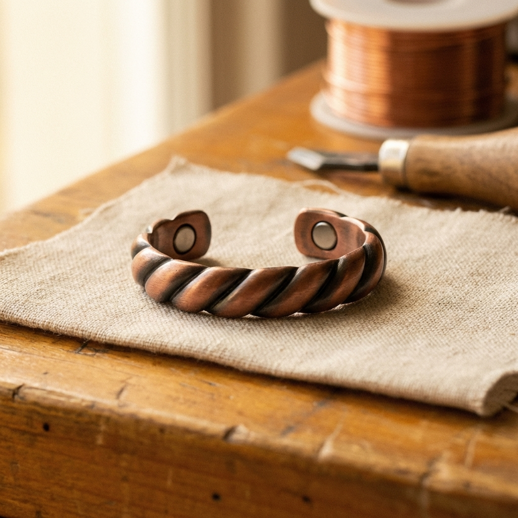 Vera fogazott rézgyűrűje-Vera's Jewelry