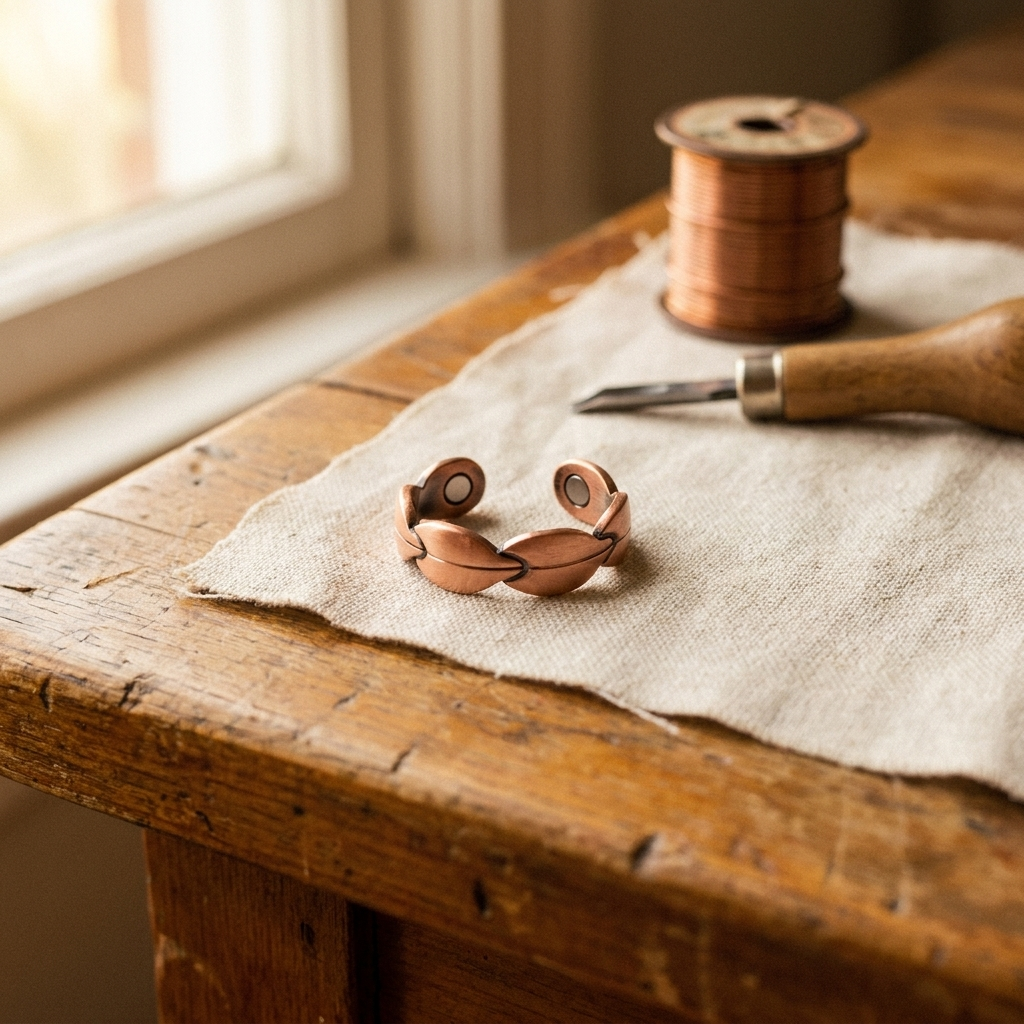 Vera kötő rézgyűrűje-Vera's Jewelry
