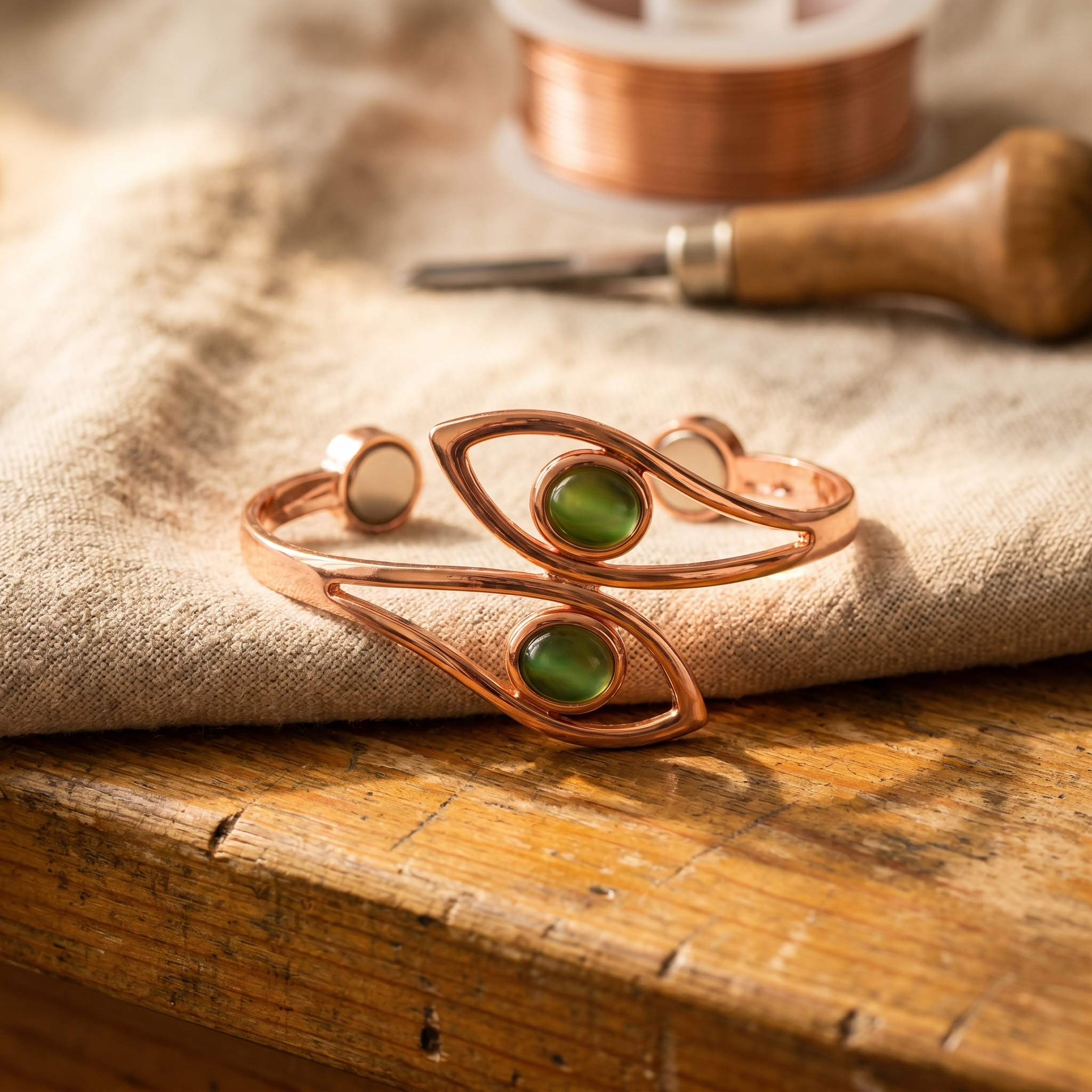 Vera opál réz karkötője-Vera's Jewelry