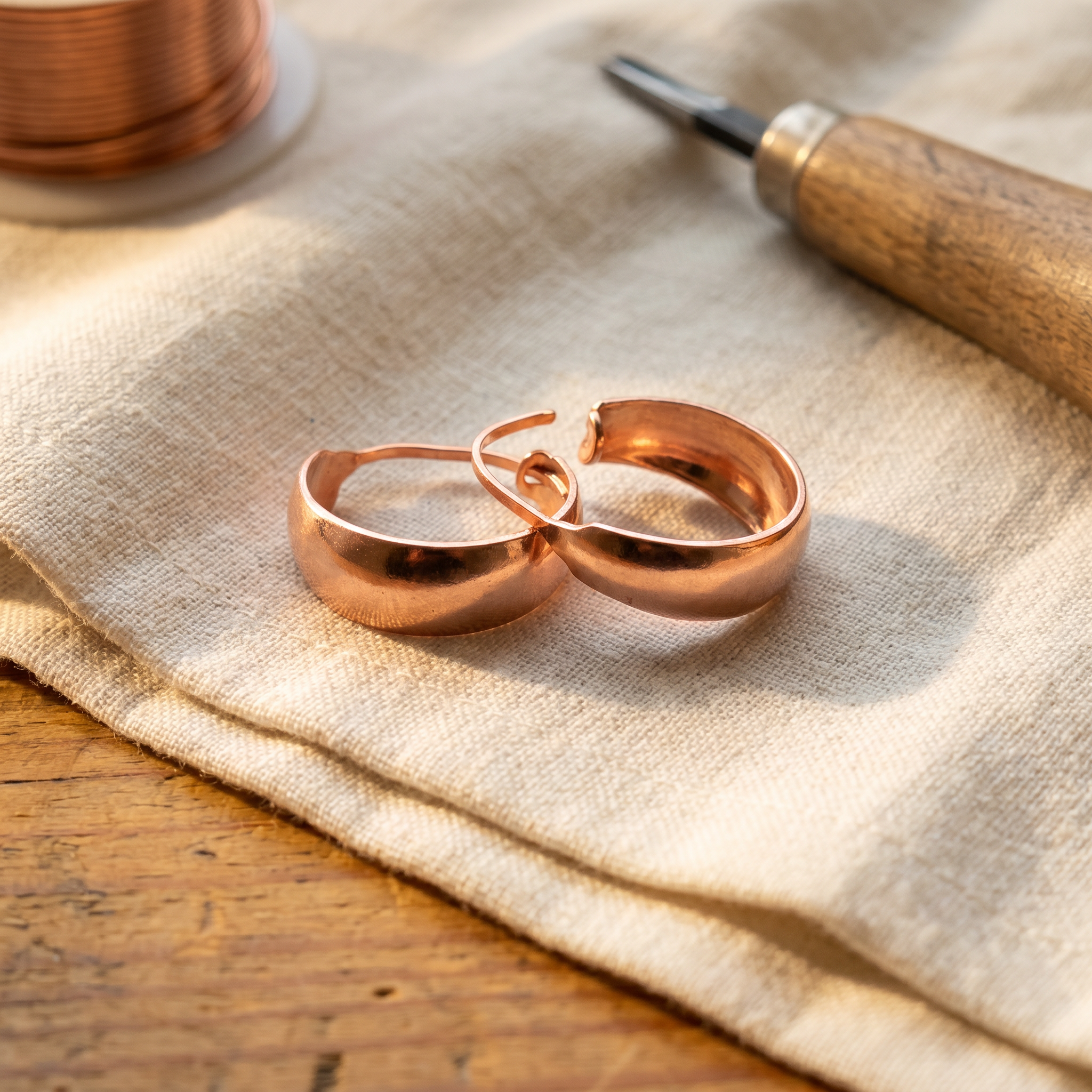Vera's Dell réz fülbevalók-Vera's Jewelry