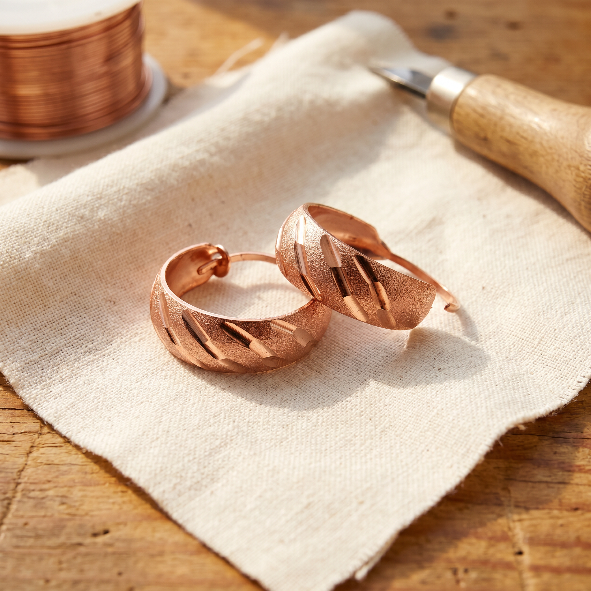 Vera's Vale réz fülbevalók-Vera's Jewelry