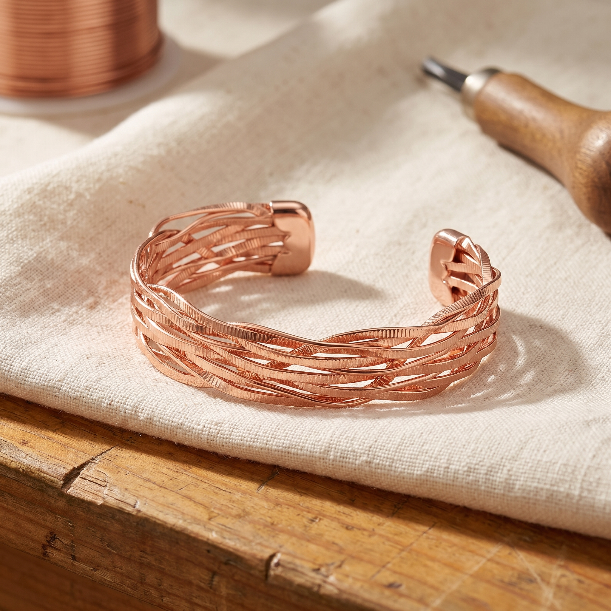 Vera Wisp réz karkötője-Vera's Jewelry