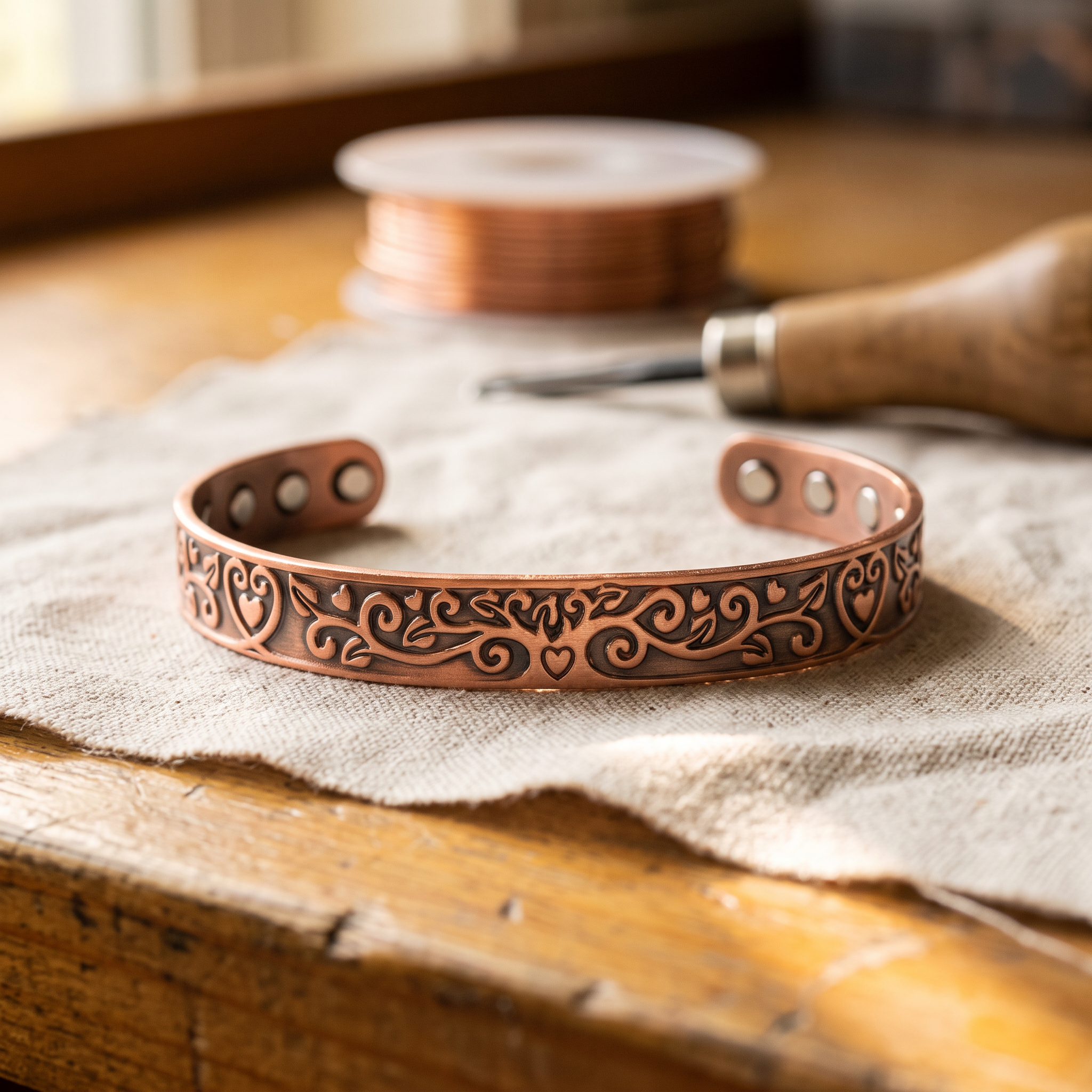 Vera Tide réz karkötője-Vera's Jewelry