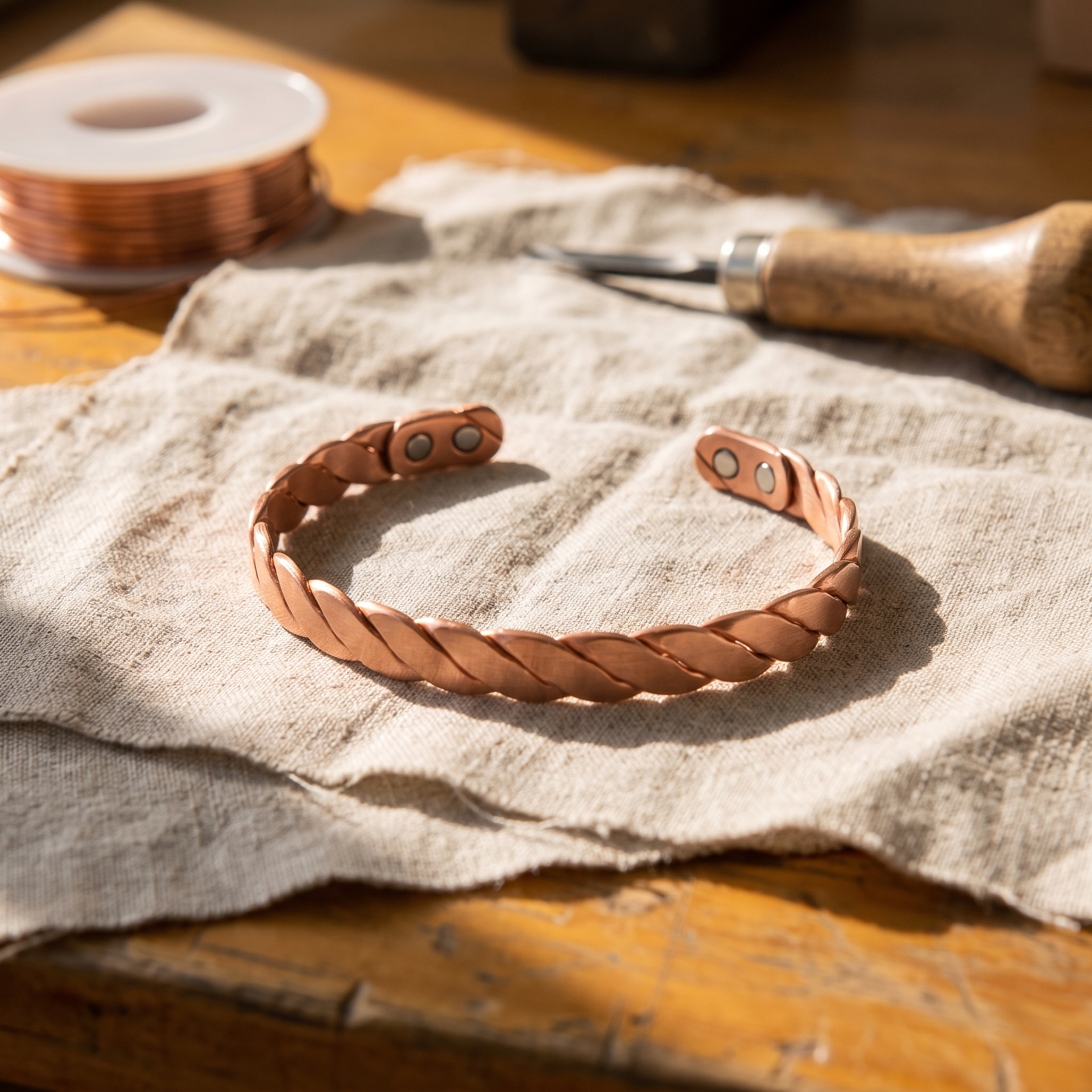 Vera nád réz karkötője-Vera's Jewelry