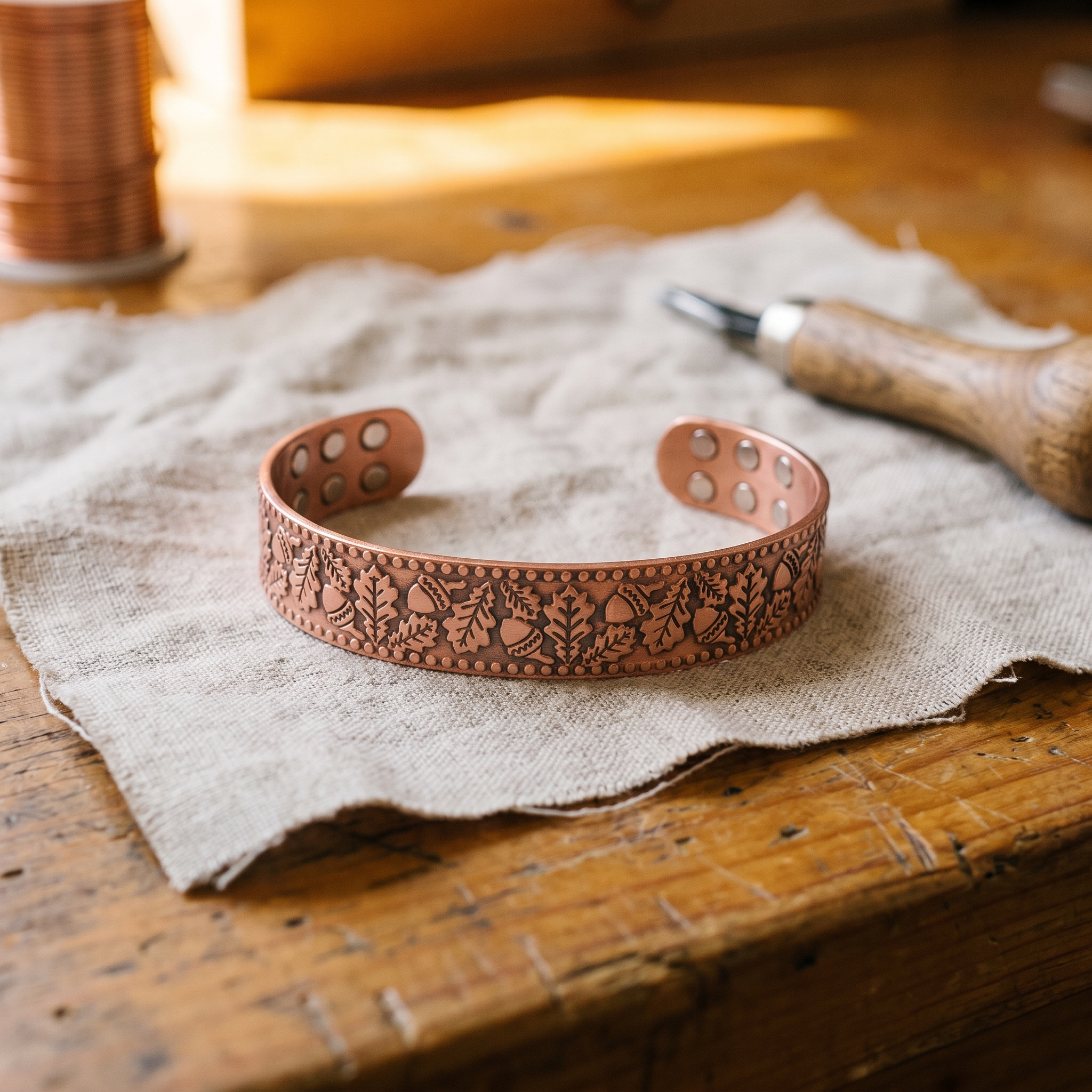 Vera fa réz karkötője-Vera's Jewelry