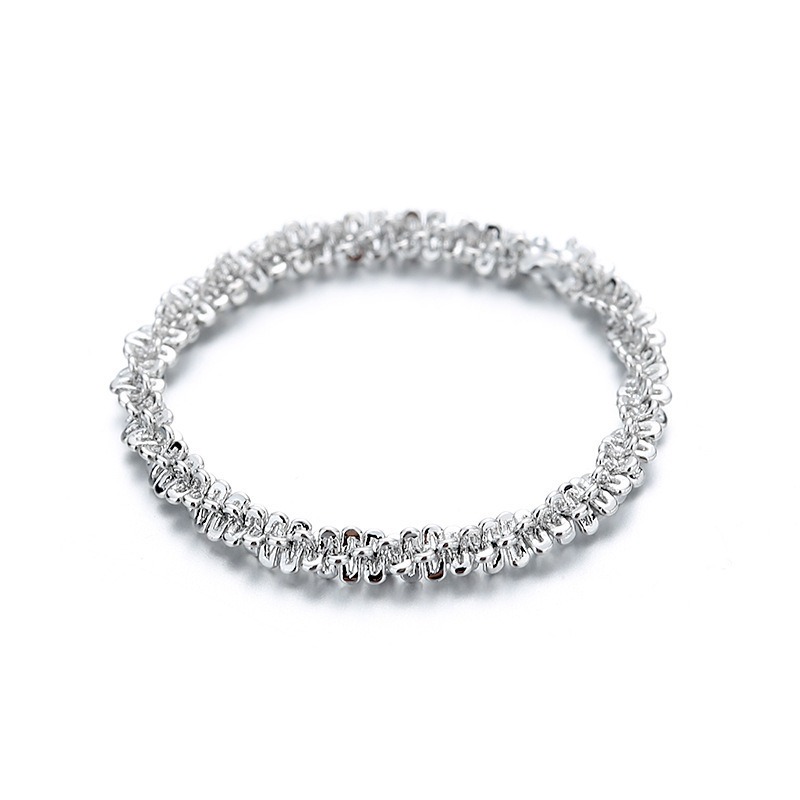 14K Gold S925 Silver Textured Soft Ring