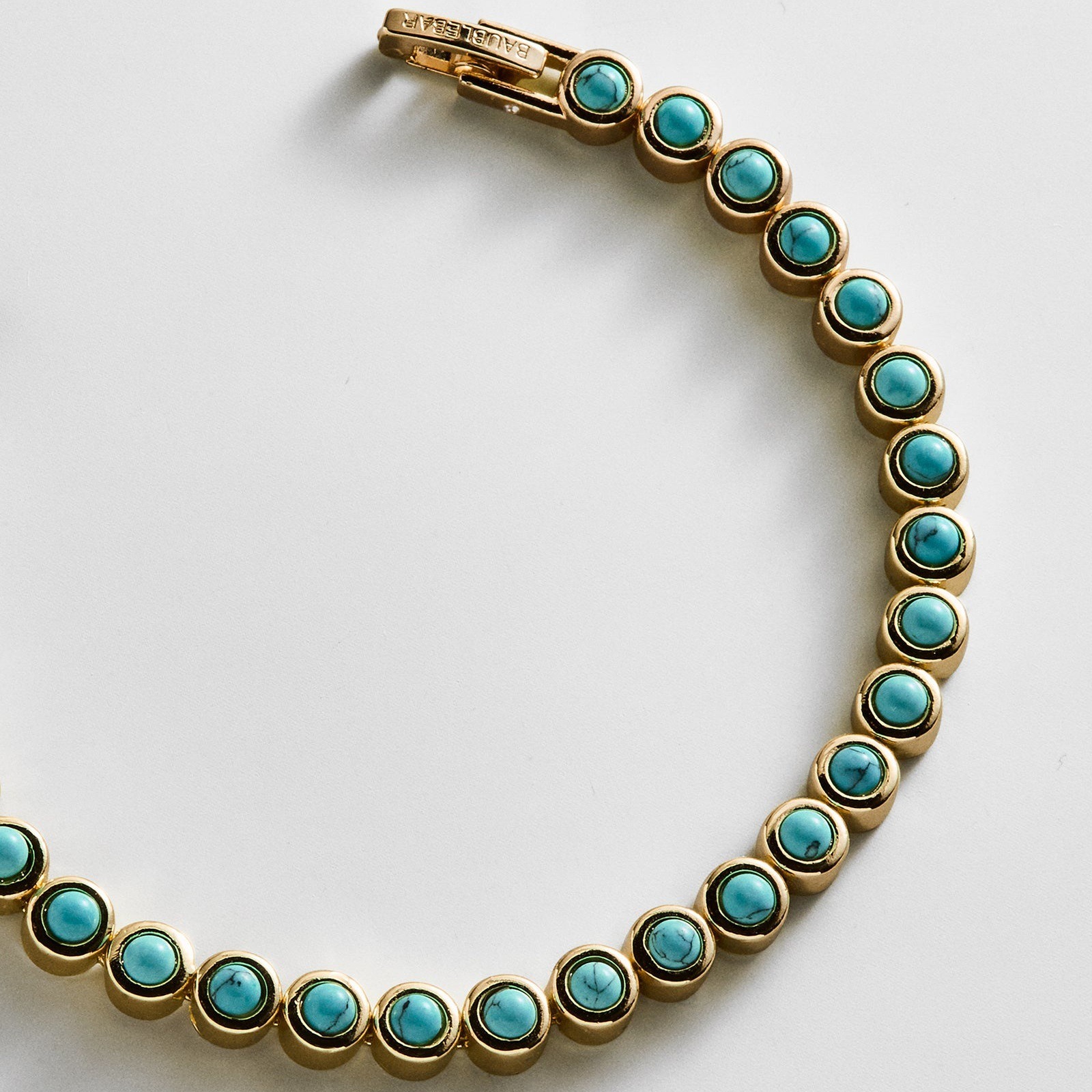 Eternal Radiance 14K Gold Plated Bezel-Set Gemstone Bracelet