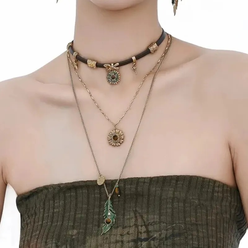Peacock Themed Necklace
