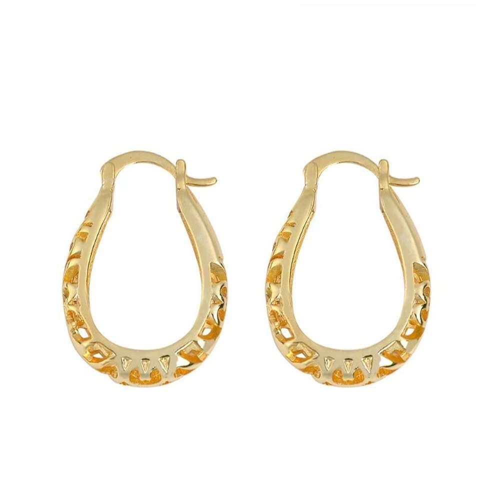Celtic Vine S925 Silver Vintage Filigree Teardrop Hoop Earrings