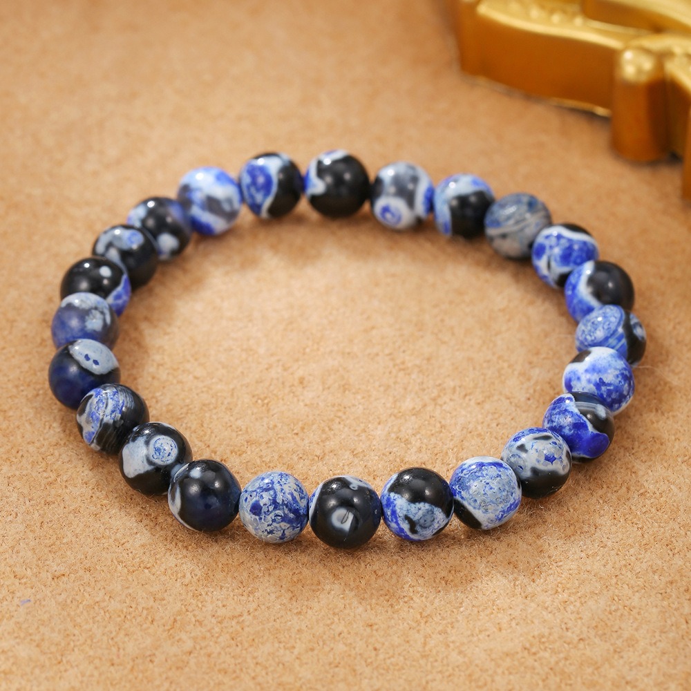 Natural Fire Agate Protection Bracelet
