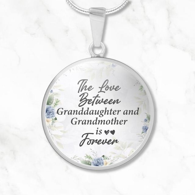 Granddaughter and grandmother pendant