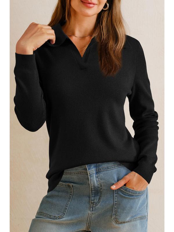 Arach&Cloz Women&rsquo;s Wool Blend Polo Shirts Fall Sweaters Business Casual Outfits 2025