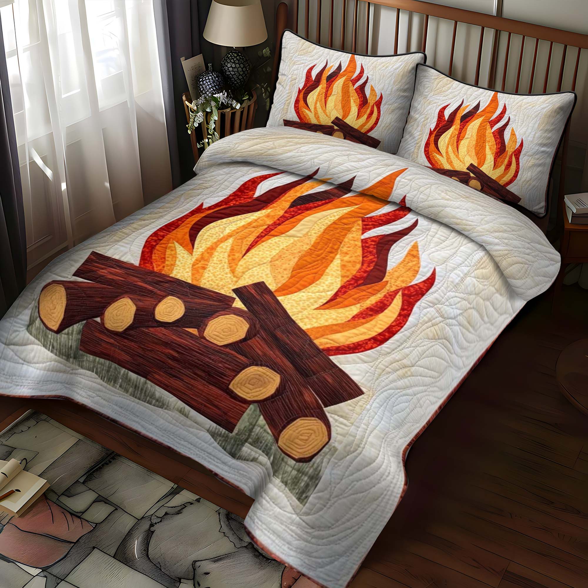 Alpine Haven 3-Piece Quilted Bedding Set NCU0NT669