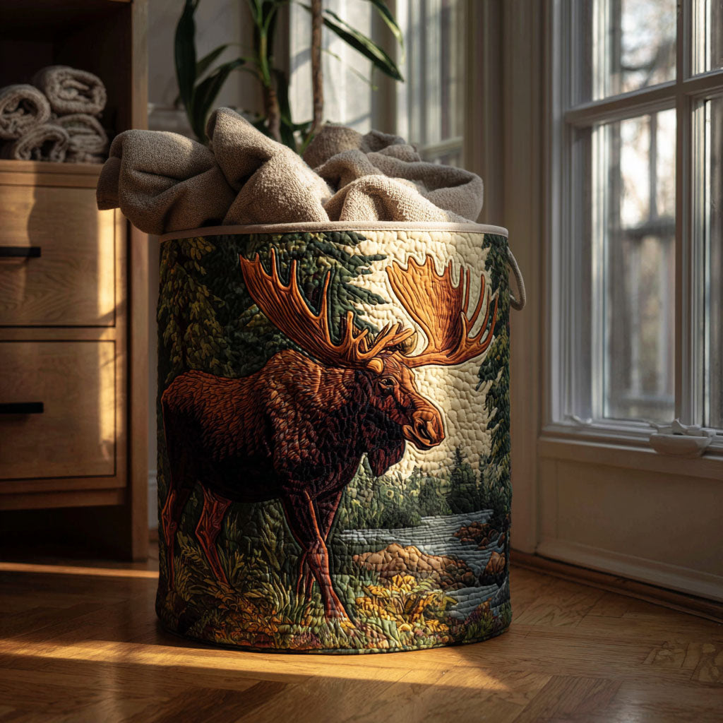 Alpine Majesty Quilted Laundry Basket NCU0PTT1739