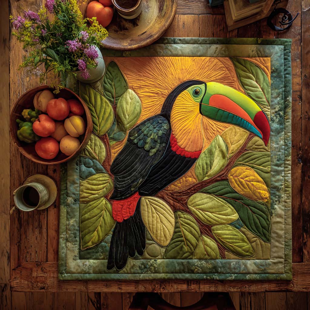 Amazon Feast Quilted Table Topper NCU0NXD105