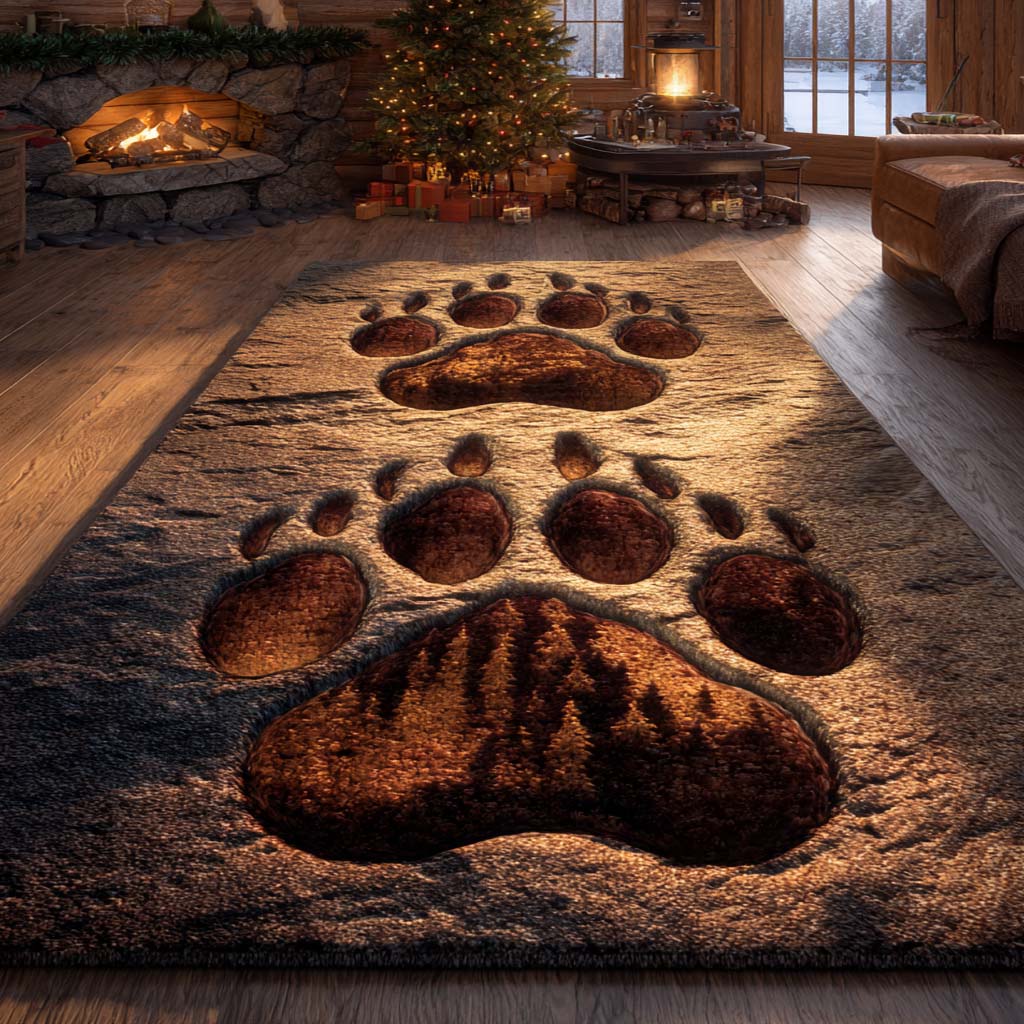 Amber Paw Journey Area Rug NCU0NXD959
