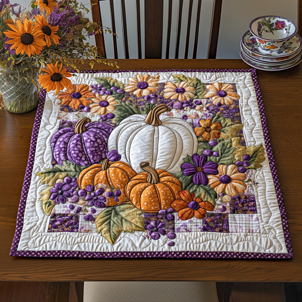 Amber Woods Quilted Table Topper NCU0NNT1035