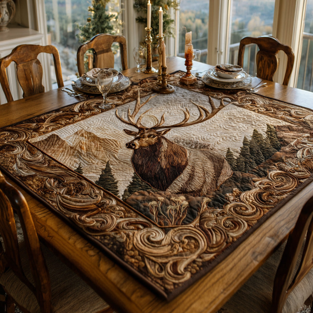 Antler Peak Quilted Table Topper NCU0DV952