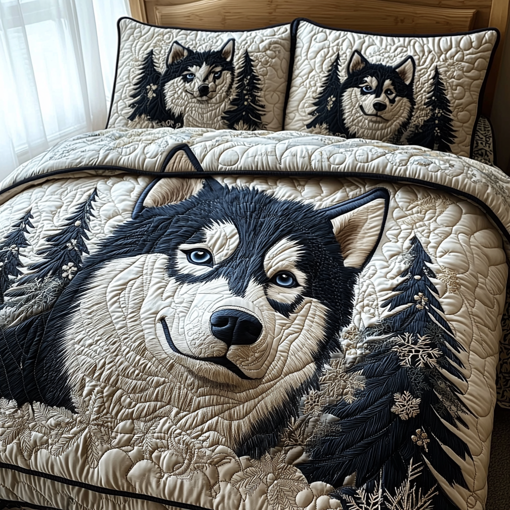 Arctic Spirit 3-Piece Quilted Bedding Set NCU0DV456