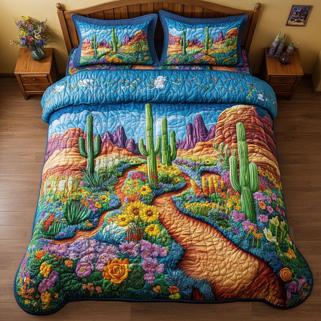 Arizona Cactus Path Duvet Cover Set NCU0NNT525