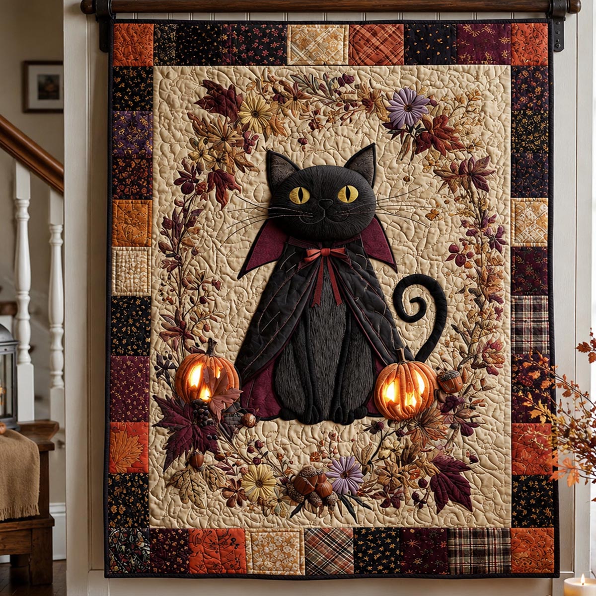 Autumn Familiar Quilted Blanket NCU0DV2279