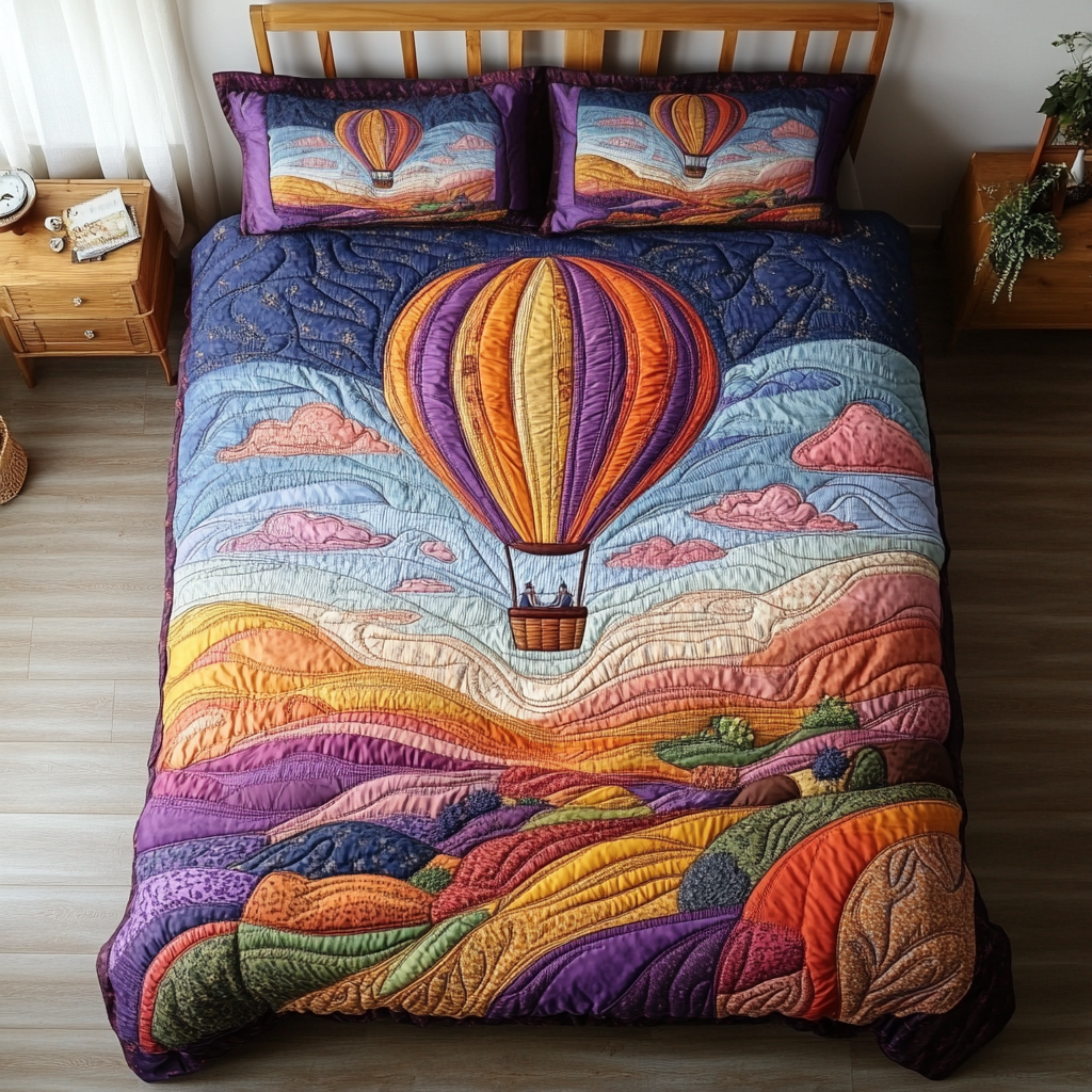 Balloon Rise Duvet Cover Set NCU0DDK363