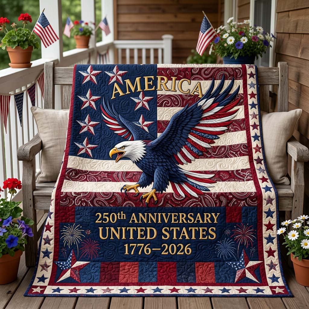 250th Anniversary Quilted Blanket NCU0QN092