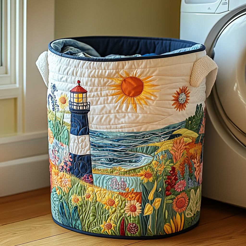 Beacon Glow Quilted Laundry Basket NCU0DV744