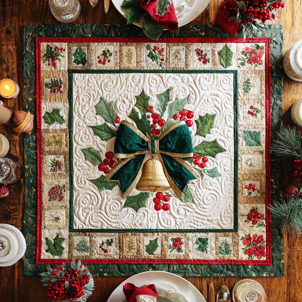 Bell Harmony Quilted Table Topper NCU0NTV107